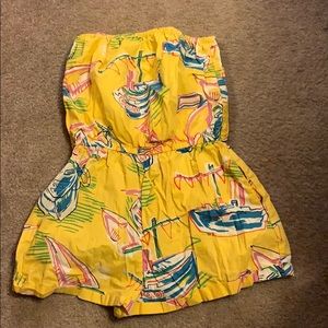 Kimchi Blue (urban outfitters) boat print romper